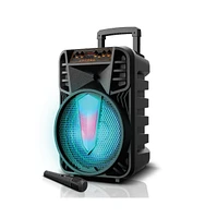 Toptech Blade-12 Bluetooth Speaker, 12" Woofer, Disco Lights