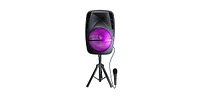 Toptech Spark-15 Bluetooth Speaker, 15" Woofer, Led Lights