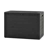 vidaXL Patio Storage Box Anthracite 38.7"x17.3"x21.7"