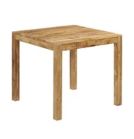 Dining Table Solid Mango Wood 32.3"x31.5"x29.9"