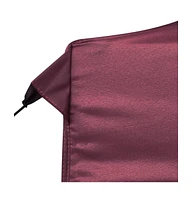 vidaXL Professional Folding Party Tent with Walls Aluminum 19.7'x9.8' Wine Red