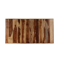 vidaXL Dining Table 55.1"x27.6"x29.5" Solid Sheesham Wood