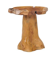 Coffee Table 15.7"x15.7" Solid Teak Wood