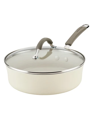 Rachael Ray Cucina Ceramic Nonstick 3-Quart Saute Pan with Lid