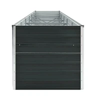 Garden Raised Bed Galvanized Steel 189"x31.5"x30.3" Anthracite