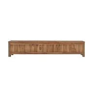 vidaXL Tv Stand 59.1"x11.8"x11.8" Solid Wood Teak