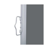 Retractable Side Awning Anthracite 39.4"x393.7"