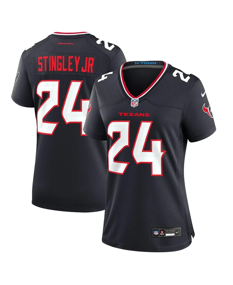 Nike Women's Derek Stingley Jr. Navy Houston Texans Game Jersey