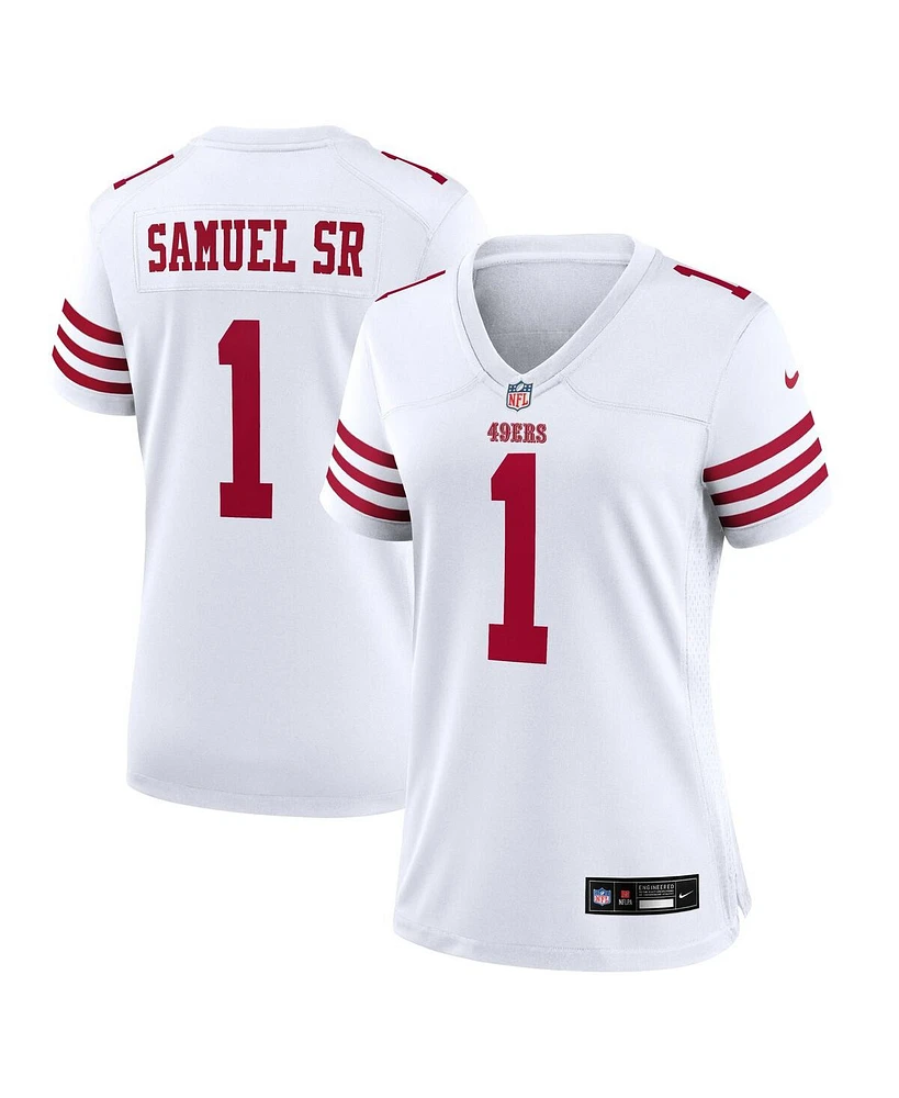 Nike Women's Deebo Samuel Sr White San Francisco 49ers Game Jersey