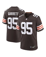 Nike Men's Myles Garrett Brown Cleveland Browns Team Game Jersey