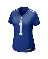 Nike Women's Malik Nabers Royal New York Giants Game Jersey