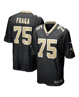 Nike Men's Taliese Fuaga Black New Orleans Saints Player Game Jersey