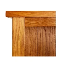 7-Tier Bookcase 35.4"x8.9"x78.7" Solid Oak Wood