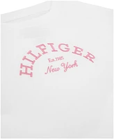 Tommy Hilfiger Toddler and Little Girls Arched Long Sleeve T-Shirt