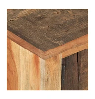 Coffee Table 35.4"x19.7"x12.2" Solid Reclaimed Wood