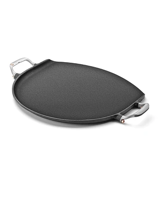 Outset Cast Iron 14" Grill Skillet with Forged Handles