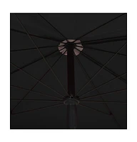 Garden Parasol with Pole 78.7"x51.2