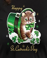 Hybrid Apparel Plus Trendy Happy St Catrick's Day Graphic Crew Neck T-Shirt