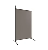 vidaXL 2-Panel Room Divider Anthracite 137"x70.9" Fabric