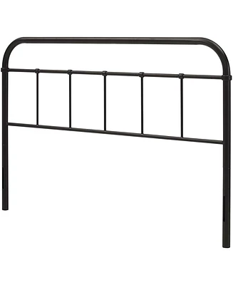 Slickblue Metal Headboard with Rounded Corners - Vintage Style for a Charming Bedroom