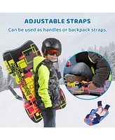 Wham-o Snowboogie 36" Single Rider Snow Sled with Adjustable Handles Straps