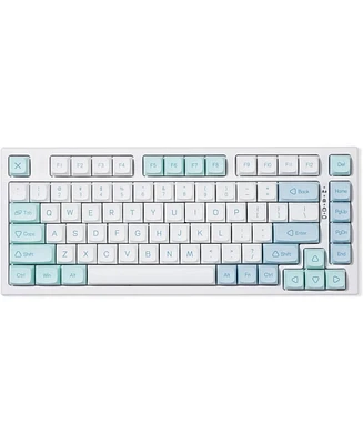 Yunzii YZ87 75% Gasket Mechanical Keyboard, Tkl Wireless Hot Swappable Bluetooth Gaming Keyboard with 4-Layer Soundproofing, BT5.0/2.4Ghz/Type-c Nkro