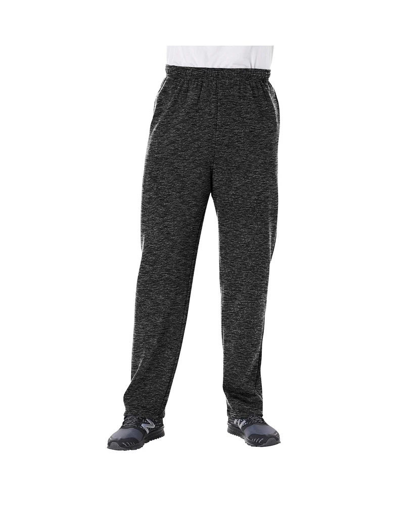 KingSize Men's Big & Tall Fleece Open-Bottom Sweatpants