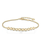 Devata Infinity Chain Bracelet in 14K Gold, 6.5 in adj to 7.5 in, approx. 2.4 grams