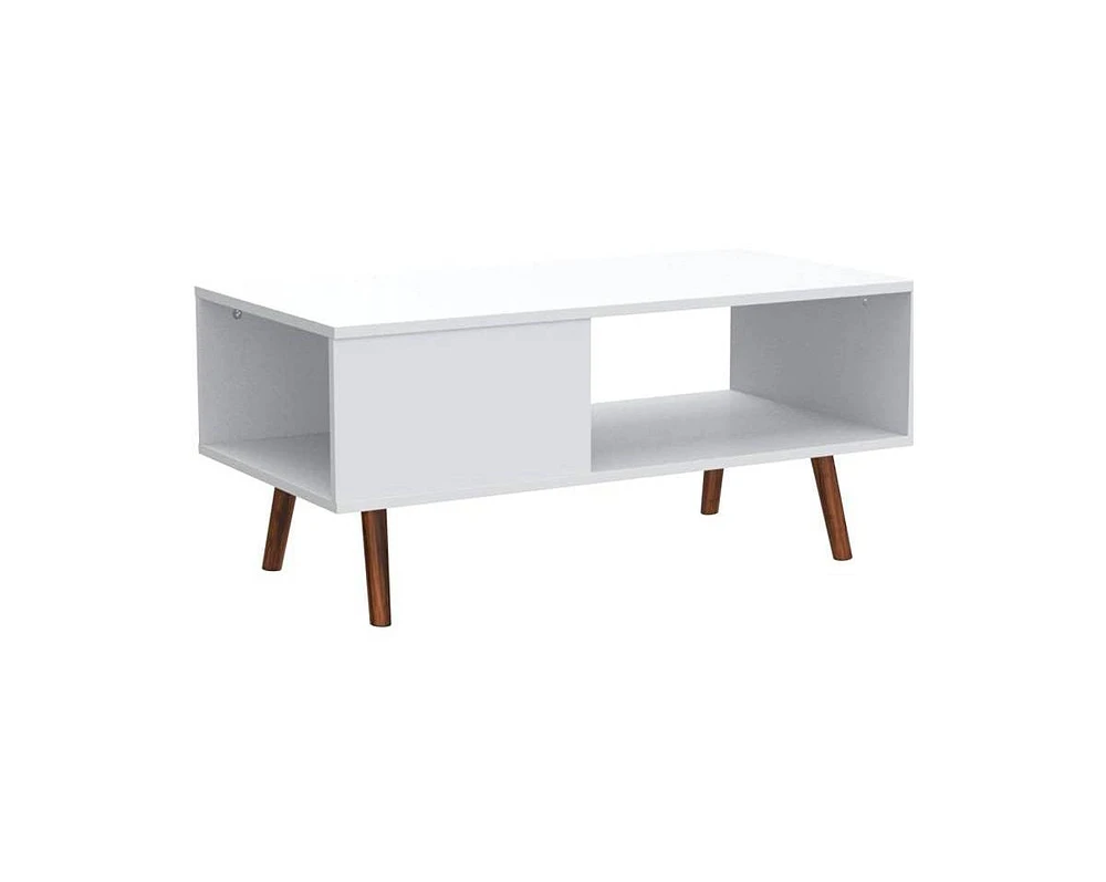 Slickblue Modern Mid-Century Style Coffee Table Living Room Storage