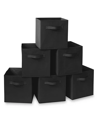 Casafield Set of 6 Fabric Storage Cube Bins