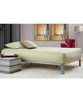 Slickblue Full size Luna Metal Platform Bed Frame with Wooden Slats