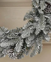 Seasonal 24" Lexington Fir Wreath, 50 Warm Led Lights