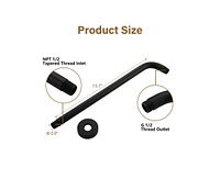 Casainc Round Wall-Mount Shower Arm