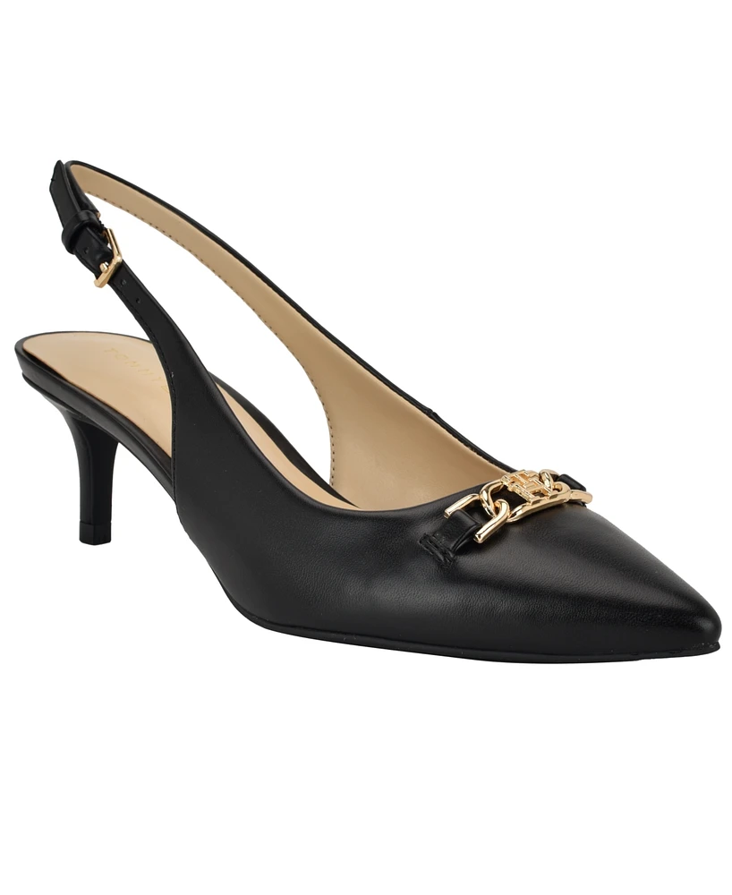 Tommy Hilfiger Women's Tienna Slingback Pointed Toe Pumps