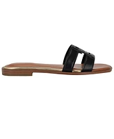 Tommy Hilfiger Women's Terenz Logo Strap Flat Slide Sandals