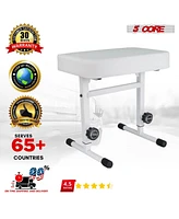 5 Core Keyboard Bench Piano Stool Thick Padded Seat Height Adjustable Keyboard Chair