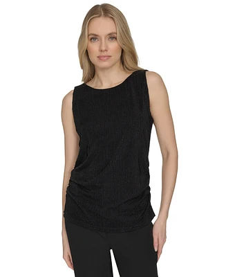 Calvin Klein Women's Sparkle Ribbed V-Neck Camisole