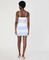 French Connection Women's Bodycon Striped Mini Dress