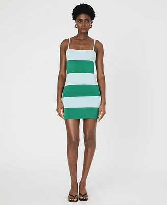 French Connection Women's Bodycon Striped Mini Dress