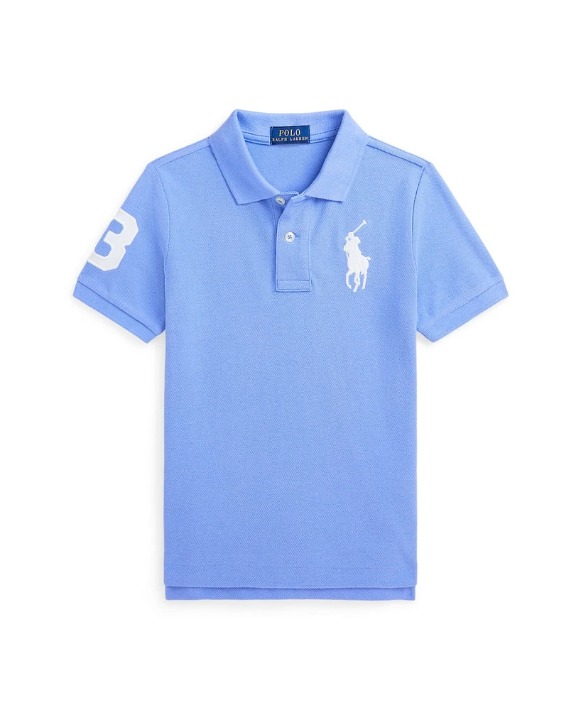 Polo Ralph Lauren Toddler and Little Boys Big Pony Cotton Mesh Shirt