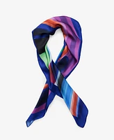 Steve Madden Another Line Watercolor Pattern Satin Square Scarf