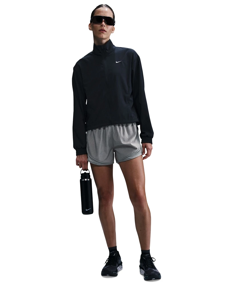 Nike Women's Tempo Dri-fit Mid Rise Brief-Lined Running Shorts