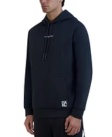 Karl Lagerfeld Paris Men's Logo Drawstring Hoodie