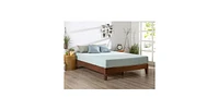 Slickblue Low Profile Solid Wood Platform Bed Frame for Sleek and Sturdy Support