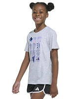 adidas Big Girls Short-Sleeve Regular-Fit T-Shirt