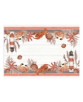 Laural Home Seafood Shack Set of 4 Placemat, 13" x 19"