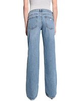 Guess Women's Low-Rise Slouchy-Fit Wide-Leg Jeans