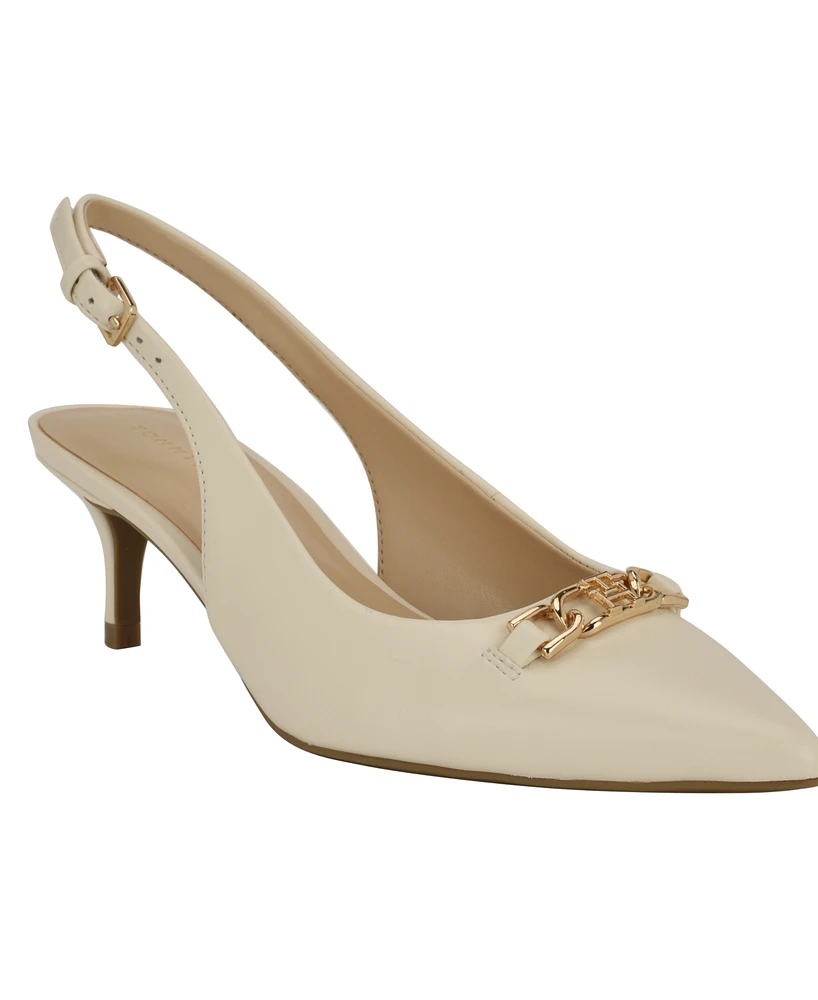 Tommy Hilfiger Women's Tienna Slingback Pointed Toe Pumps