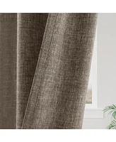 Garrett Textured Tie Knots Curtains Pair