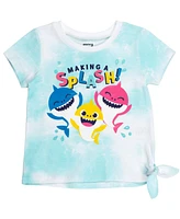 Pinkfong Baby Girls Shark T-Shirt and Leggings Outfit Set to